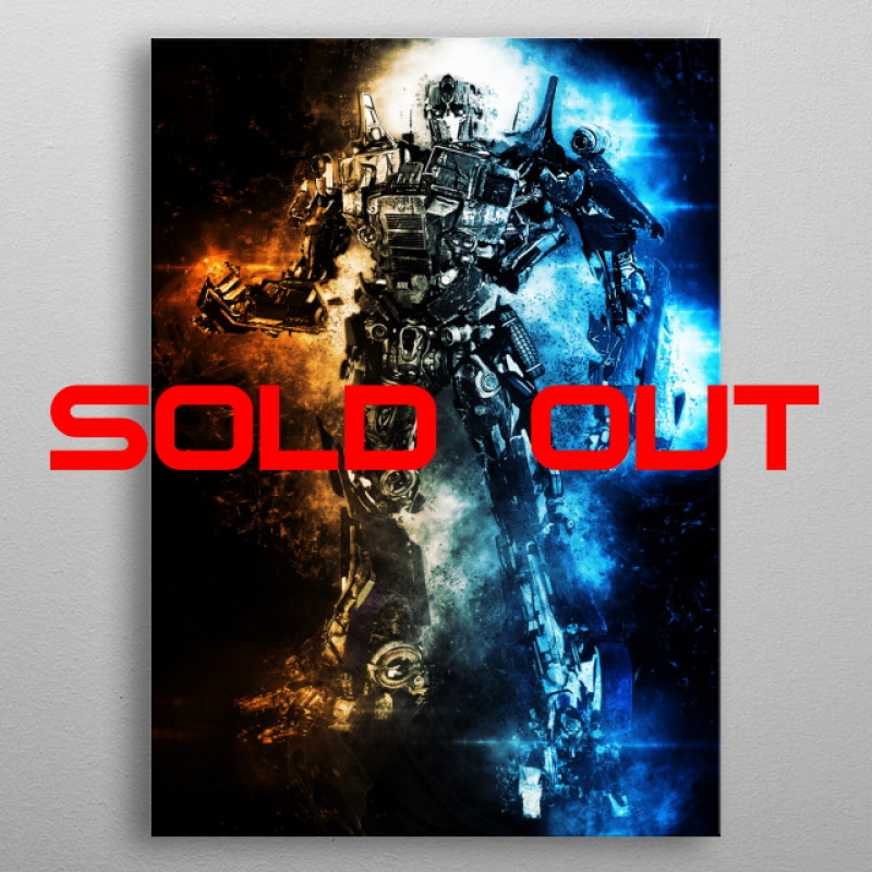 Displate Metall-Poster "Optimus Prime - Transformers" *AUSVERKAUFT*